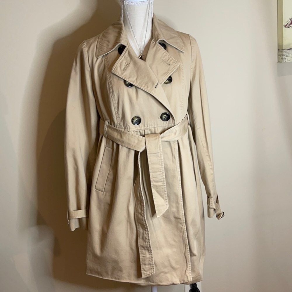 Liz Lange Maternity Trench Coat Super Cute! R-5